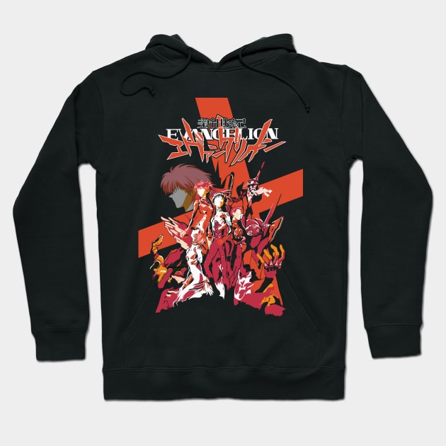 Evangelion Death And Reborn Hoodie by ArtMoore98